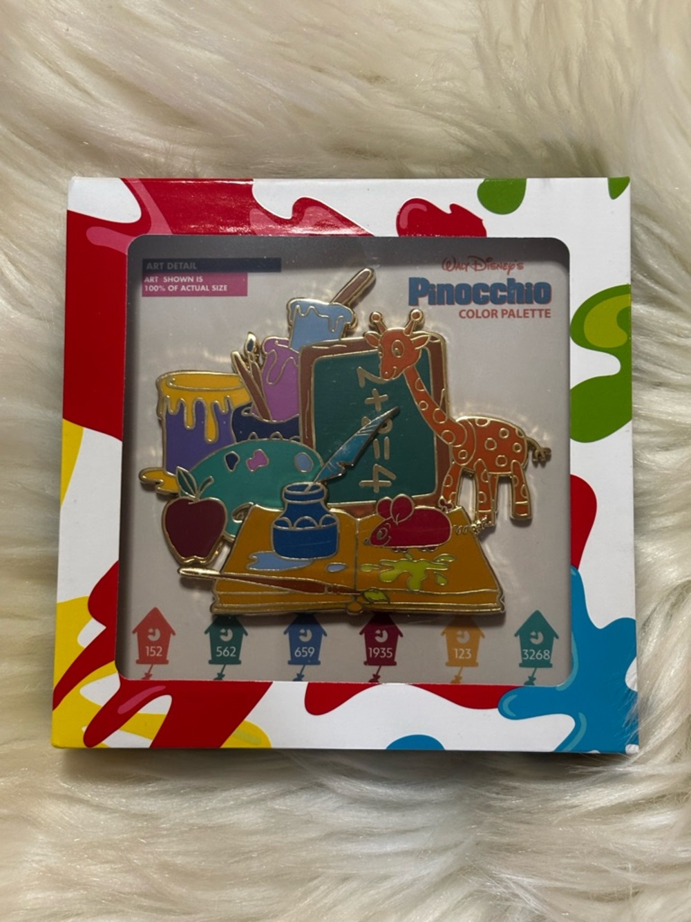 Disney Parks Imagineering Pinocchio WDI MOG LE 300 JUMBO Color Palette Pin
